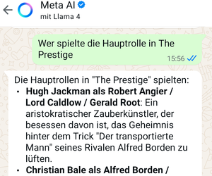 Meta AI und WhatsApp